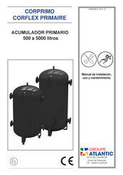 Groupe Atlantic CORPRIMO CORFLEX PRIMAIRE 900 L Manual De Instalación, Uso Y Mantenimiento