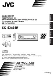 JVC KD-SX855R Manual De Instrucciones