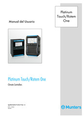 Munters Platinum Touch Manual Del Usuario