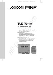 Alpine TUE-T011A Manual Del Operacion