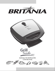 britania Grill Saude inox Manual De Instrucciones