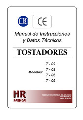 Fainca HR T-09 Manual De Instrucciones Y Datos Técnicos