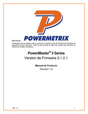 PowerMetrix PowerMaster 305 Manual De Producto