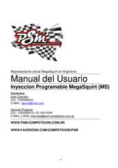 PSM MegaSquirt 2PRO Manual Del Usuario