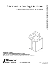 Alliance Laundry Systems TLW12C Serie Instrucciones Originales