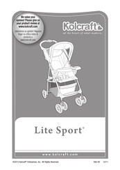 Kolcraft Lite Sport Manual Del Usuario