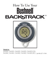Bushnell BACKTRACK 36-0053 Manual De Instrucciones