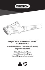 Oregon Professional Serie BLH120VX-NA Manual Original De Instrucciones