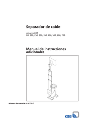 KSB DN 300 Manual De Instrucciones Adicionales