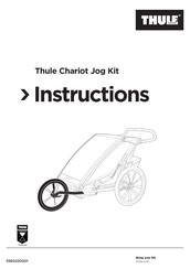 Thule Chariot Jog Kit Manual De Instrucciones