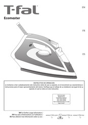 T-Fal Ecomaster FV1732 Instructivo De Operación