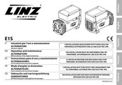 Linz electric E1S11M AS Instrucciones Para El Uso Y Mantenimiento