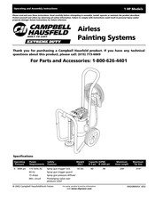 Campbell Hausfeld 1 HP UNITS Instrucciones De Funcionamiento Y Montaje