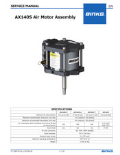 Binks AX140S Manual De Servicio