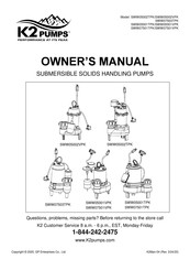 K2 Pumps SWW07501TPK Manual Del Propietário