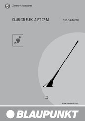 Blaupunkt CLUB GTI-FLEX A-RT 07-M Manual De Instrucciones
