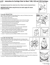 Moen 1200 Manual De Instrucciones