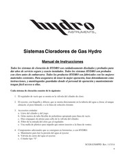 Hydro Instruments 500 Manual De Instrucciones