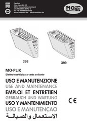 MO-EL MO-PLIK 398 Manual De Uso Y Mantenimiento