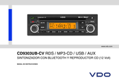 VDO CD9303UB-CV Manual De Instrucciones