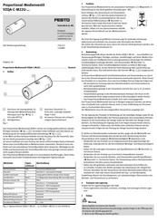 Festo VZQA-C-M22U Serie Manual De Instrucciones