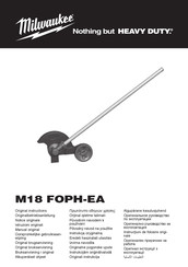 Milwaukee M18 Manual Original
