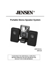 Jensen SMPS-225 Manual Del Usuario