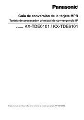 Panasonic KX-TDE6101 Guia De Conversion