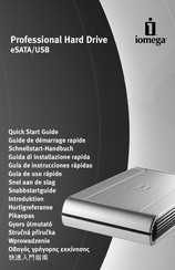 Iomega Professional Hard Drive eSATA/USB Guía De Uso Rápido