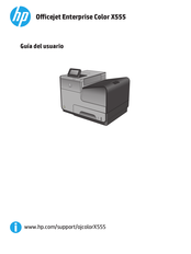 HP Officejet Enterprise Color X555 Serie Guia Del Usuario