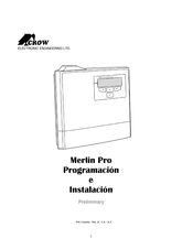 CROW ELECTRONIC ENGINEERING Merlin Pro Programación E Instalación