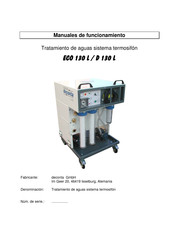 deconta D 130 L Manuales De Funcionamiento