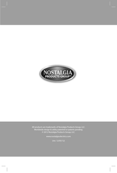 Nostalgia Electrics BPC700 Serie Manual De Instrucciones