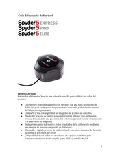 Datacolor Spyder5 ELITE Guia Del Usuario