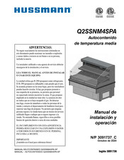 Hussmann Q2SSNM4SPA Manual De Instalación Y Operación