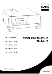 GYS GYSFLASH 30-12 HF Manual Del Usuario