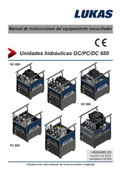 Lukas DC 650 Manual De Instrucciones