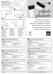 Nice ERGO6 Instrucciones Y Advertencias Para El Usuario