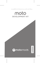 Motorola Moto Mods Development Kit Manual Del Usuario