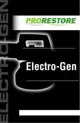 ProRestore Electro-Gen Manual Del Usuario