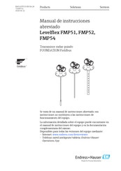 Endress+Hauser Levelflex FMP51 Manual De Instrucciones Abreviado