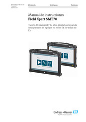 Endress+Hauser Field Xpert SMT70 Manual De Instrucciones