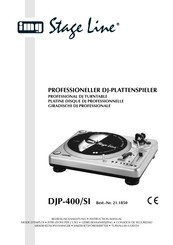 Stage Line electronic DJP-400/SI Manual Del Usuario