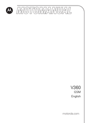 Motorola V360 Manual Del Usuario