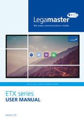 Legamaster ETX Serie Manual Del Usuario