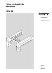 Festo EXCM-30 PF Serie Instalación Mecánica