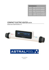 Astralpool COMPACT ELECTRICHEAT 65324 Manual Del Usuario