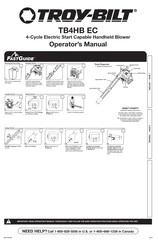 Troy-Bilt TB4HB EC Manual Del Operador