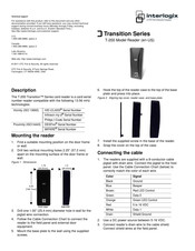 UTC Fire & Security Interlogix Transition Serie Guia De Inicio Rapido