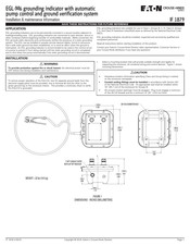Eaton EGL-M6 Información Para Instalación Y Mantenimiento